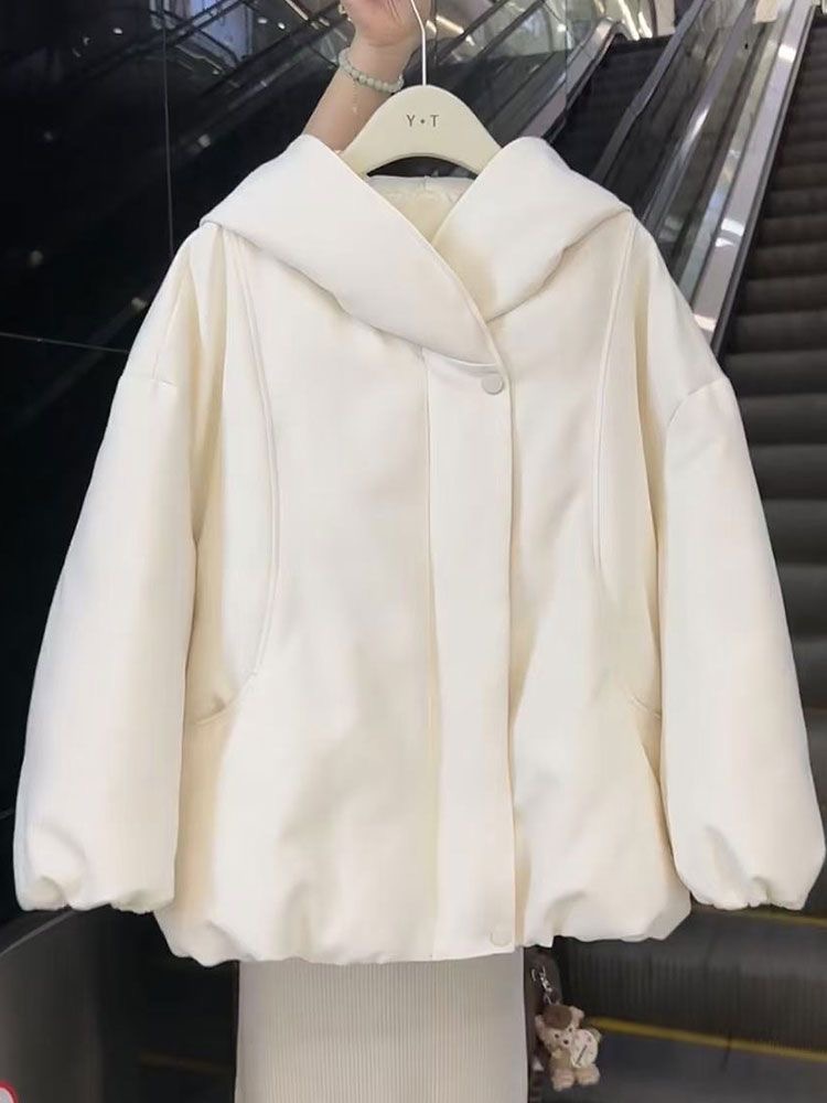 Women's Thickened Warm Hooded Cotton Coat Jacket